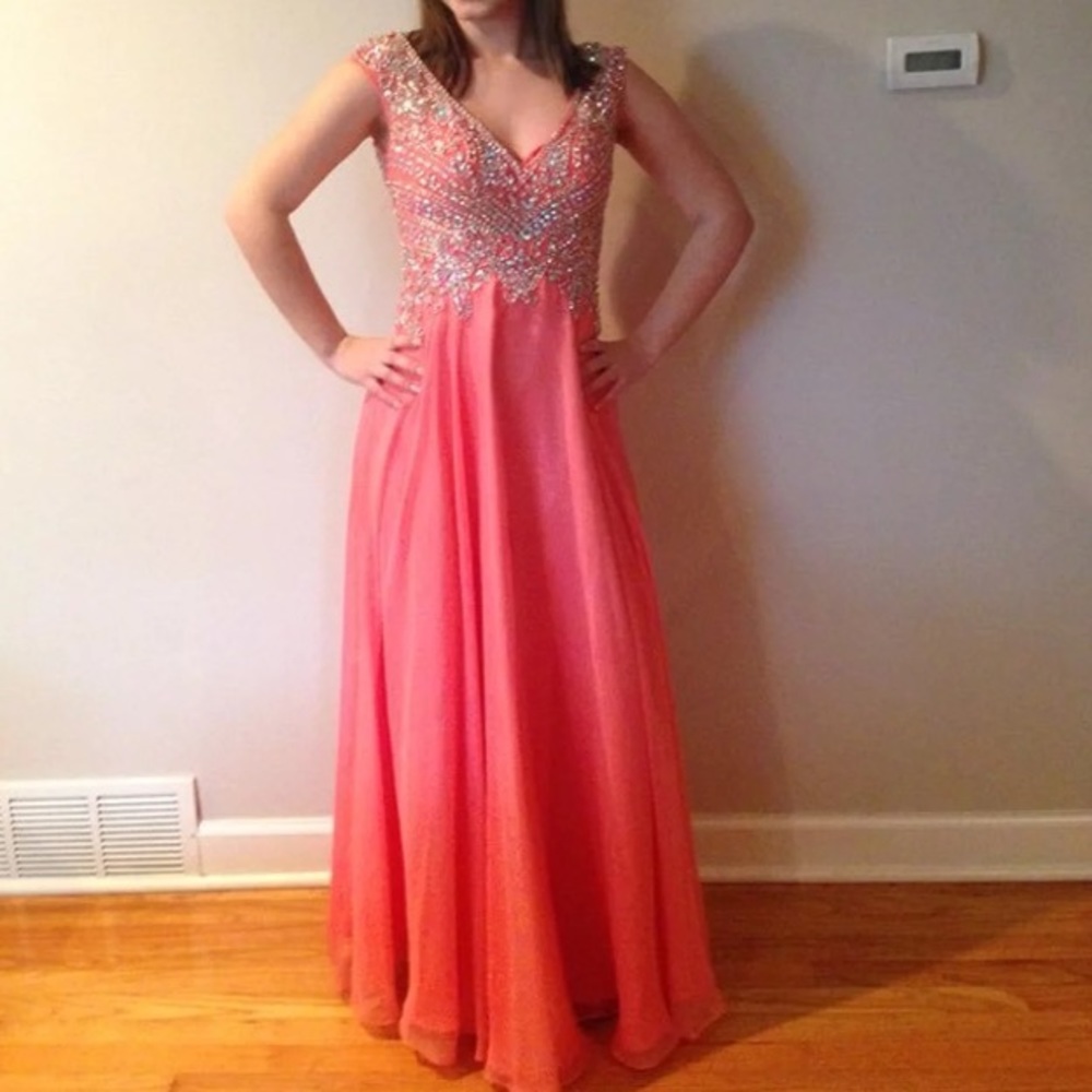 Coral Prom Dress